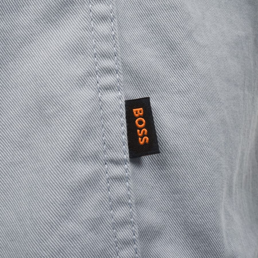 Image number 5 for BOSS Ricoplus Long Sleeve Shirt Blue