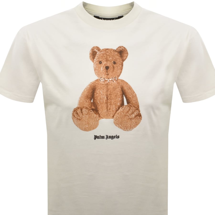 Image number 2 for Palm Angels Bear T Shirt Off White
