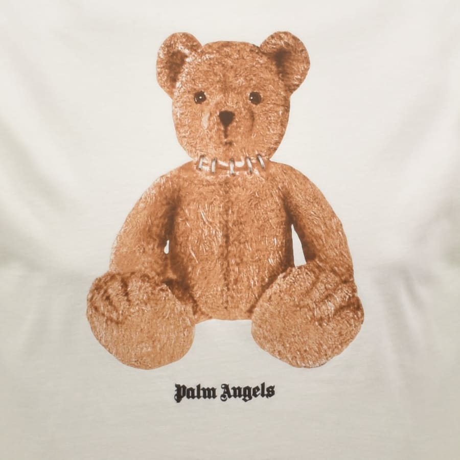 Image number 3 for Palm Angels Bear T Shirt Off White