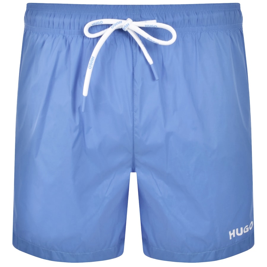 Image number 1 for HUGO Haiti Swim Shorts Blue