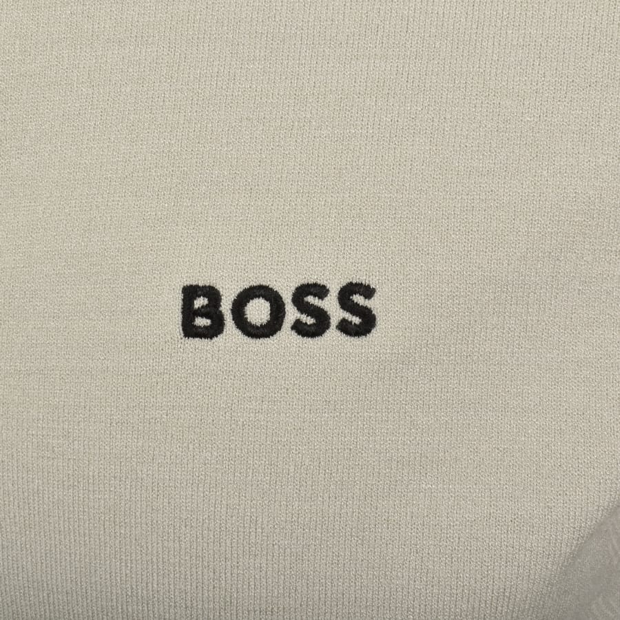 Image number 3 for BOSS GOC Swing Knit Polo Beige