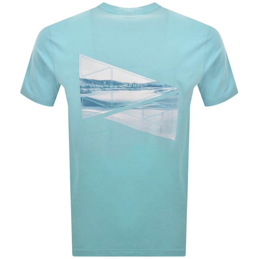 Image number 5 for BOSS Network Photo T Shirt Blue