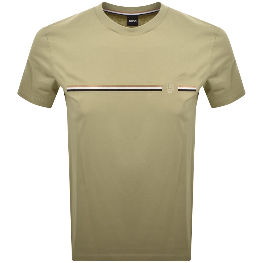Image number 1 for BOSS C Taut 41 T Shirt Green