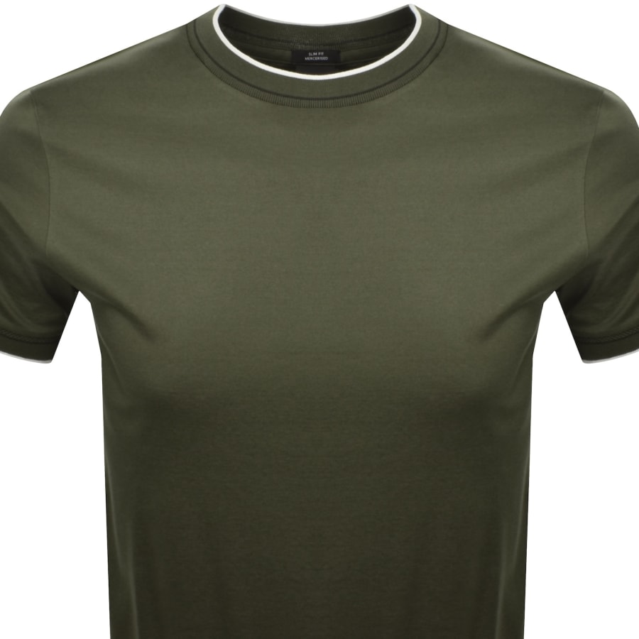 Image number 2 for BOSS H Tessler 195 T Shirt Green