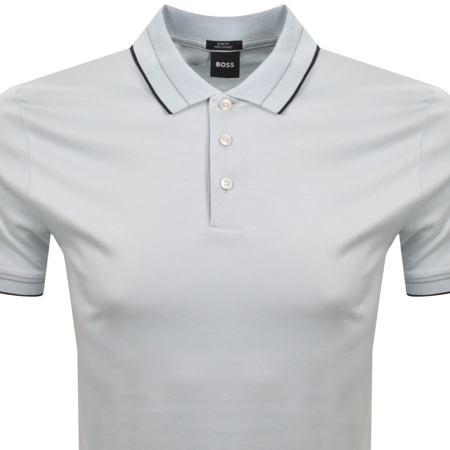 Image number 2 for BOSS H Phillipson 195 Polo T Shirt Blue