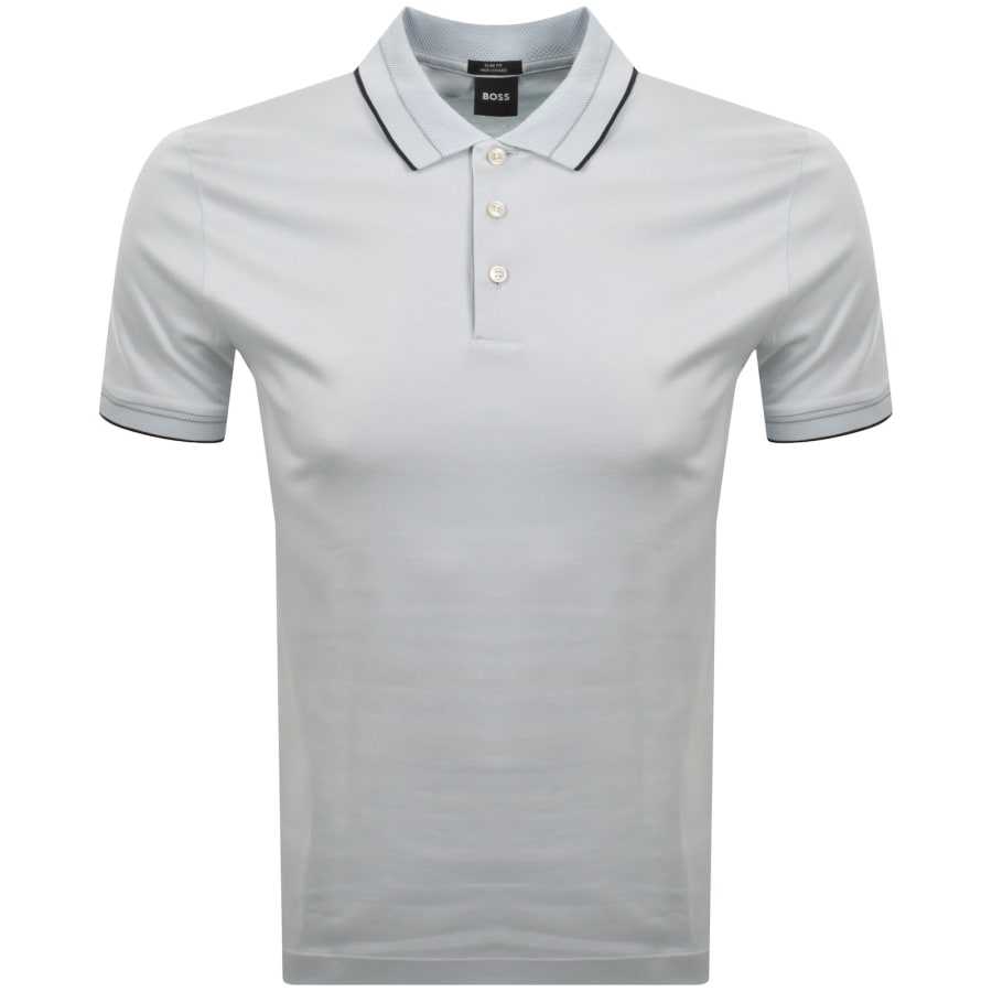 Image number 1 for BOSS H Phillipson 195 Polo T Shirt Blue