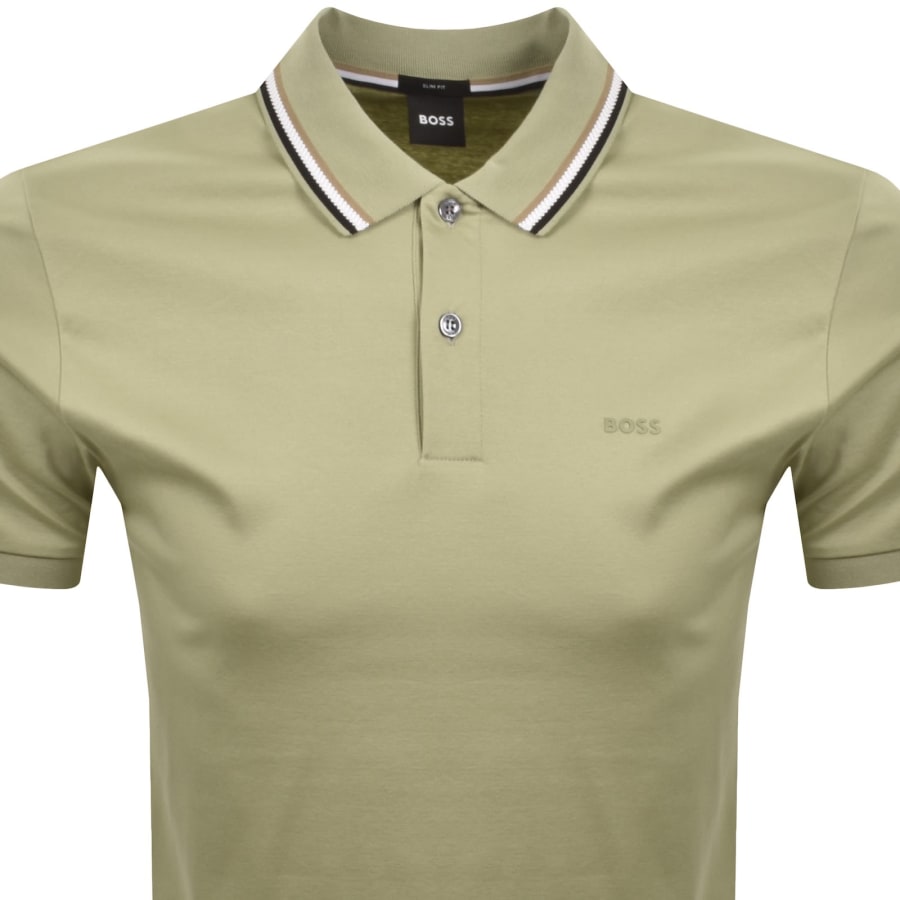 Image number 2 for BOSS Penrose 38 Polo T Shirt Green