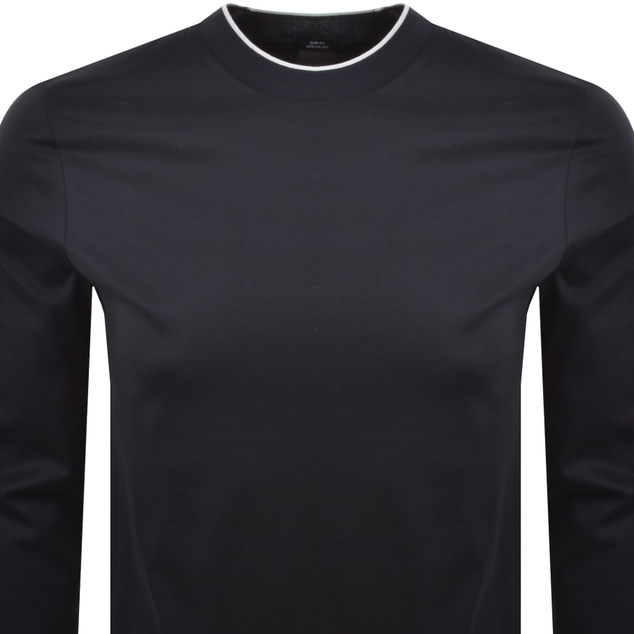 Image number 2 for BOSS H Tenison 195 Slim Fit T Shirt Navy
