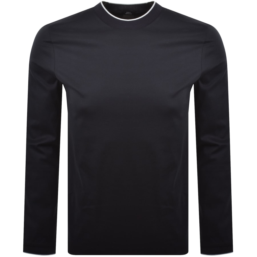 Image number 1 for BOSS H Tenison 195 Slim Fit T Shirt Navy