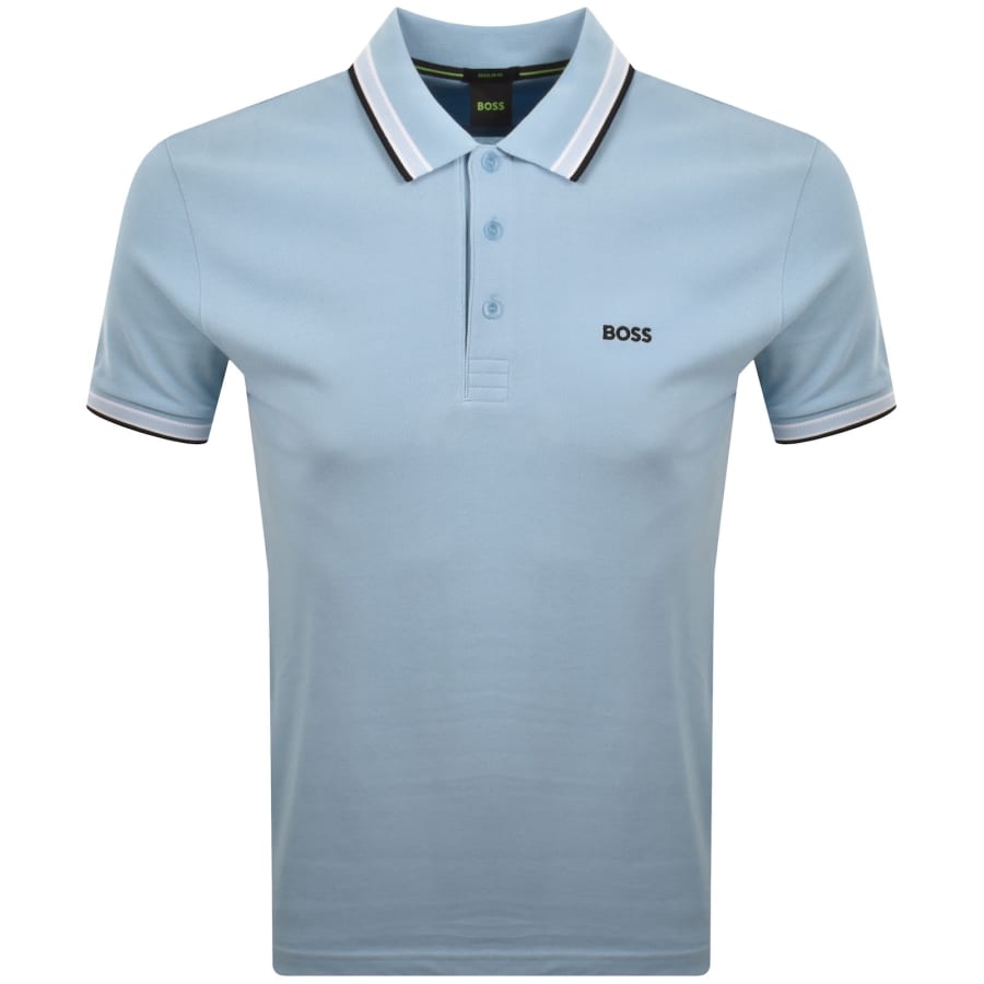 Image number 1 for BOSS Paddy Polo T Shirt Blue