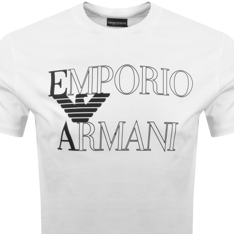 Image number 2 for Emporio Armani Logo T Shirt White