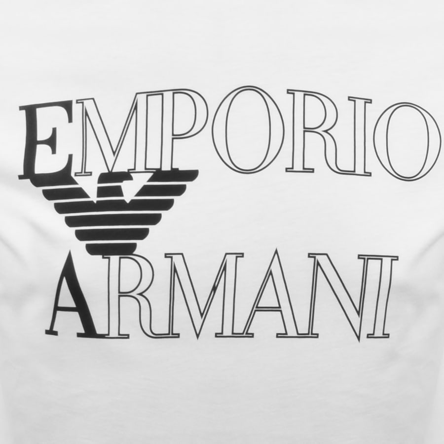 Image number 3 for Emporio Armani Logo T Shirt White