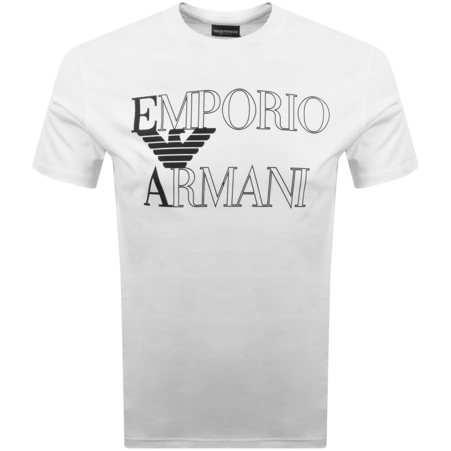Image number 1 for Emporio Armani Logo T Shirt White