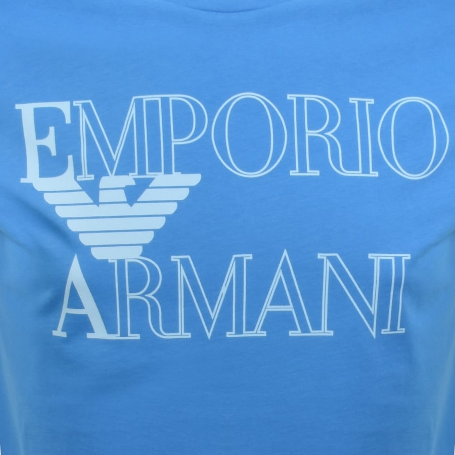 Image number 3 for Emporio Armani Logo T Shirt Blue