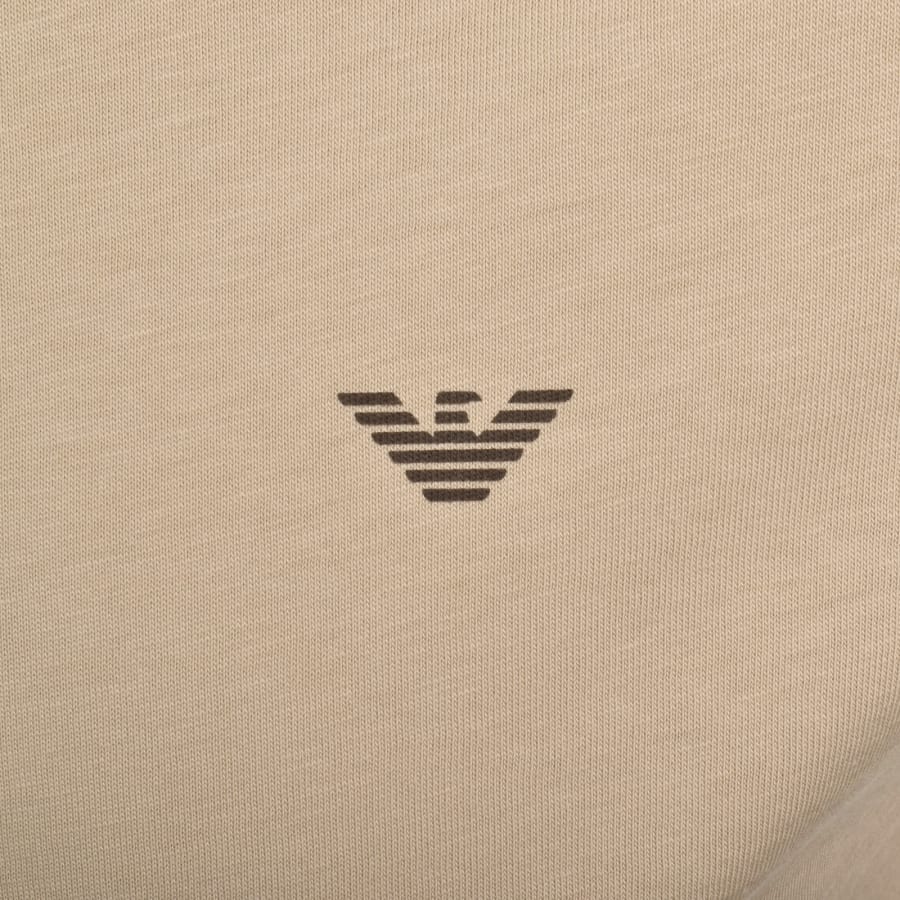 Image number 4 for Emporio Armani Logo T Shirt Beige