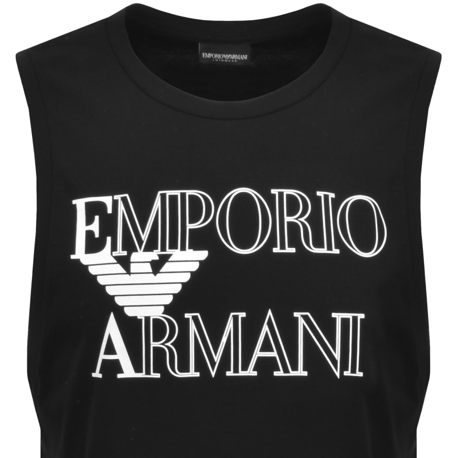 Image number 2 for Emporio Armani Logo Vest Black