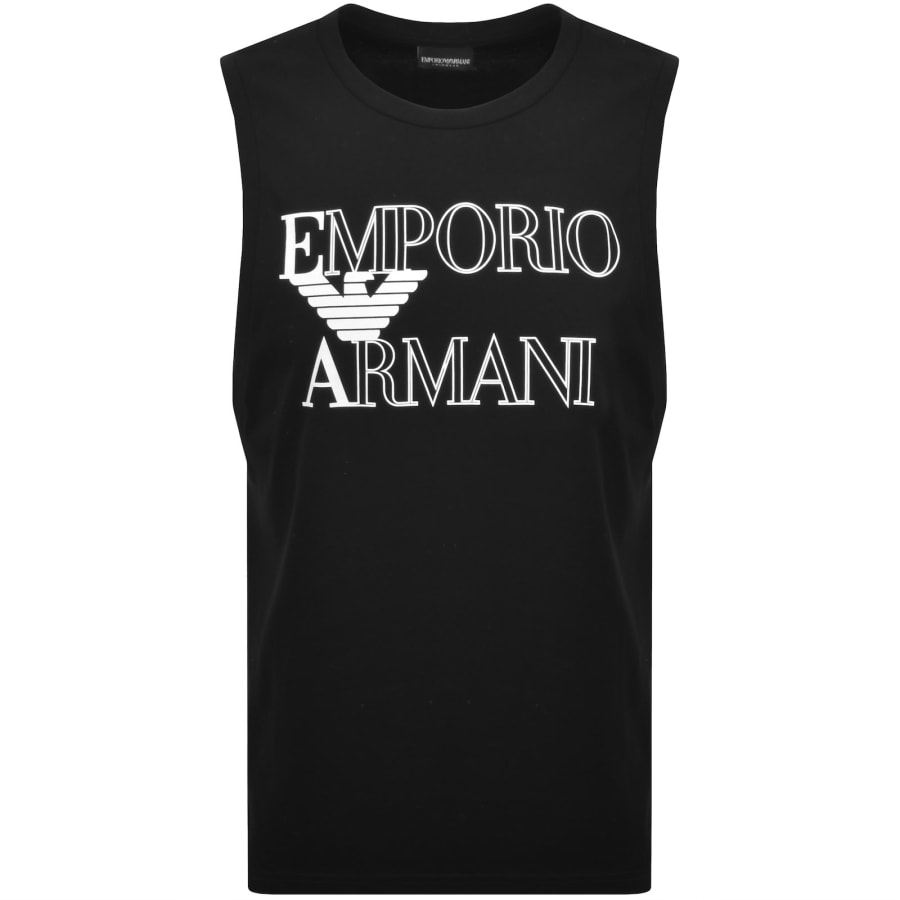 Image number 1 for Emporio Armani Logo Vest Black