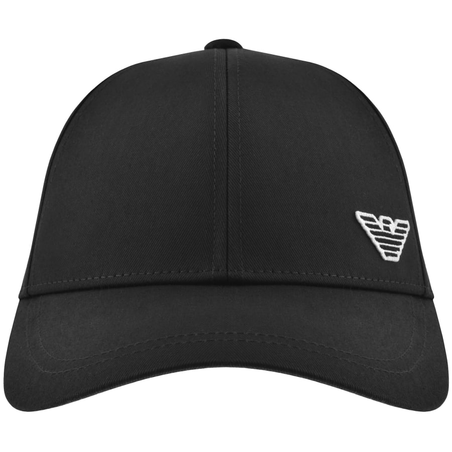 Image number 1 for Emporio Armani Baseball Logo Cap Black