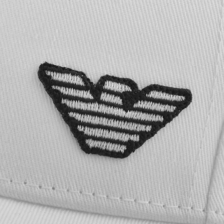 Image number 4 for Emporio Armani Baseball Logo Cap White