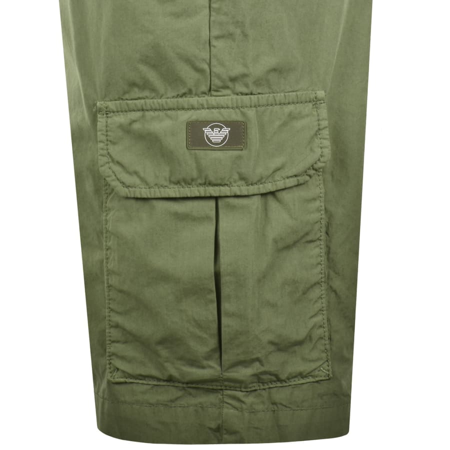 Image number 4 for Emporio Armani Cargo Shorts Green