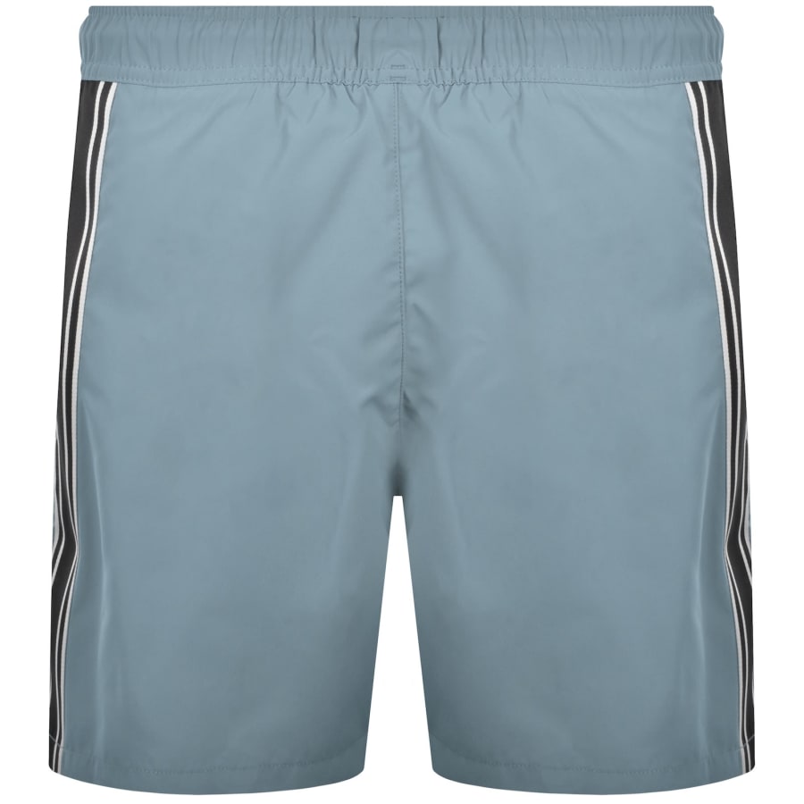 Image number 3 for Emporio Armani Boxer Swim Shorts Blue