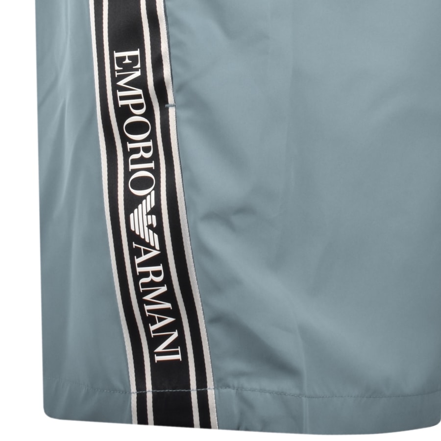 Image number 5 for Emporio Armani Boxer Swim Shorts Blue
