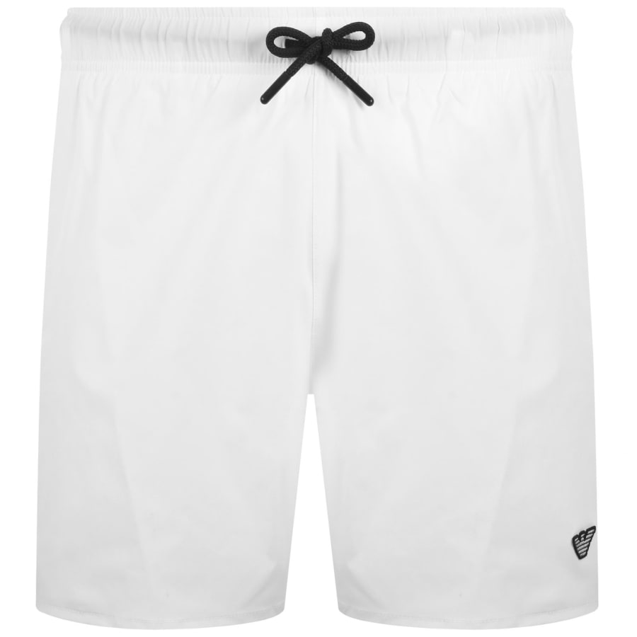 Image number 1 for Emporio Armani Boxer Swim Shorts White