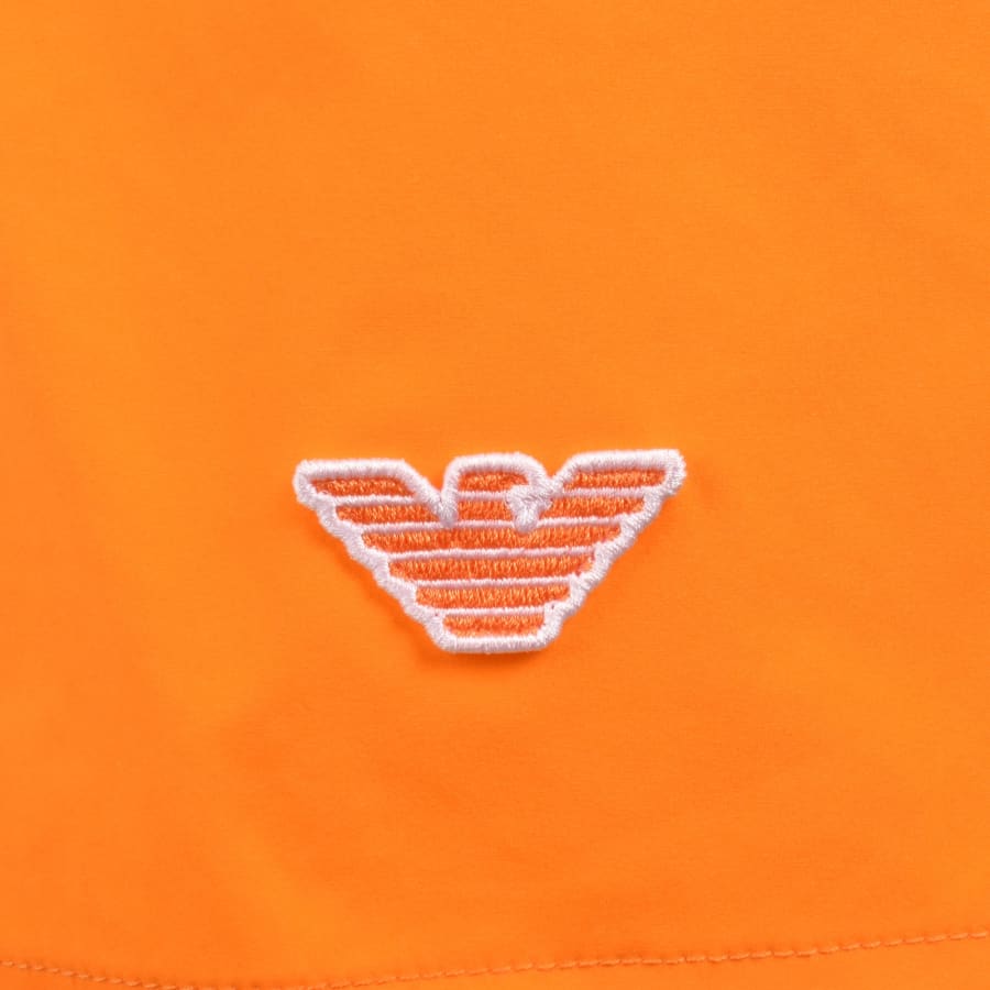 Image number 3 for Emporio Armani Boxer Swim Shorts Orange