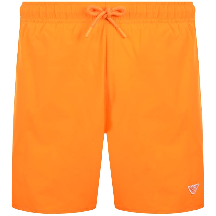 Image number 1 for Emporio Armani Boxer Swim Shorts Orange