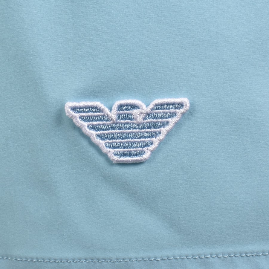 Image number 3 for Emporio Armani Boxer Swim Shorts Blue