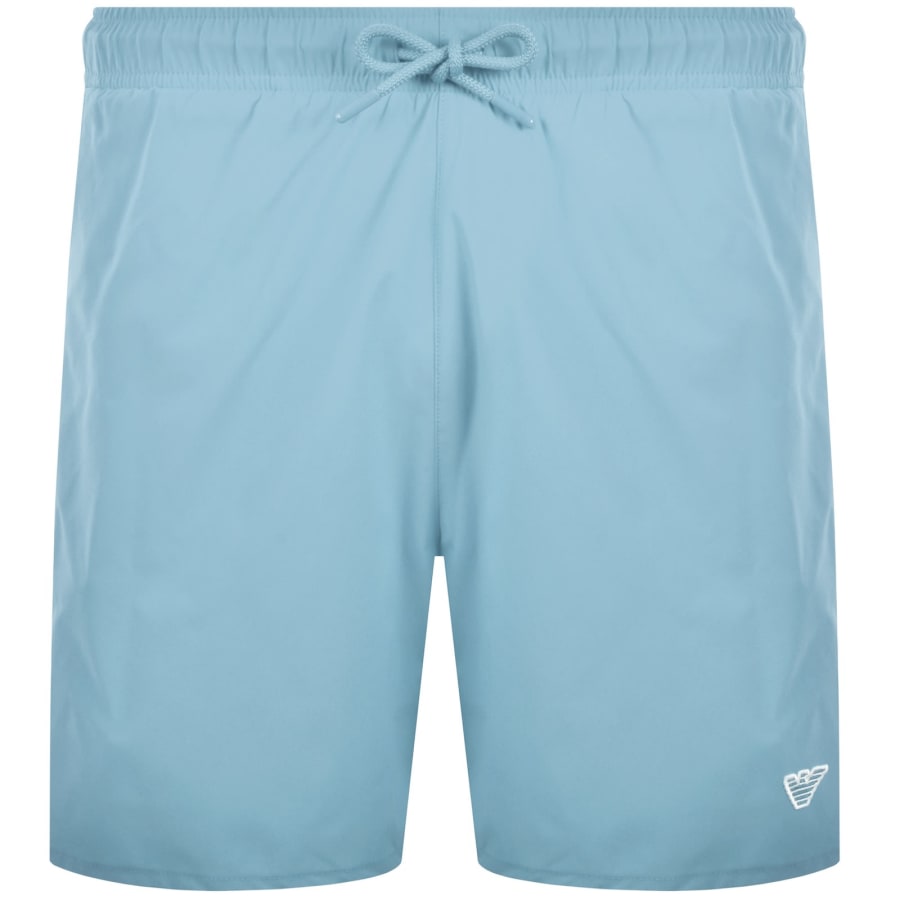 Image number 1 for Emporio Armani Boxer Swim Shorts Blue