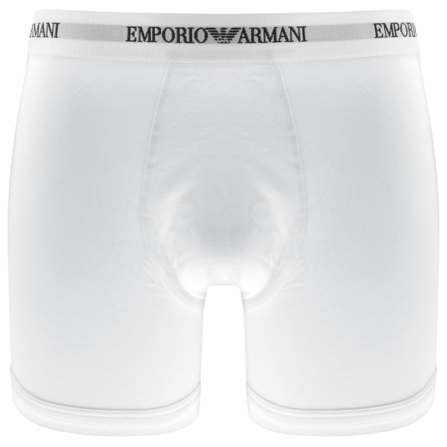 Image number 2 for Emporio Armani 3 Pack Boxers White
