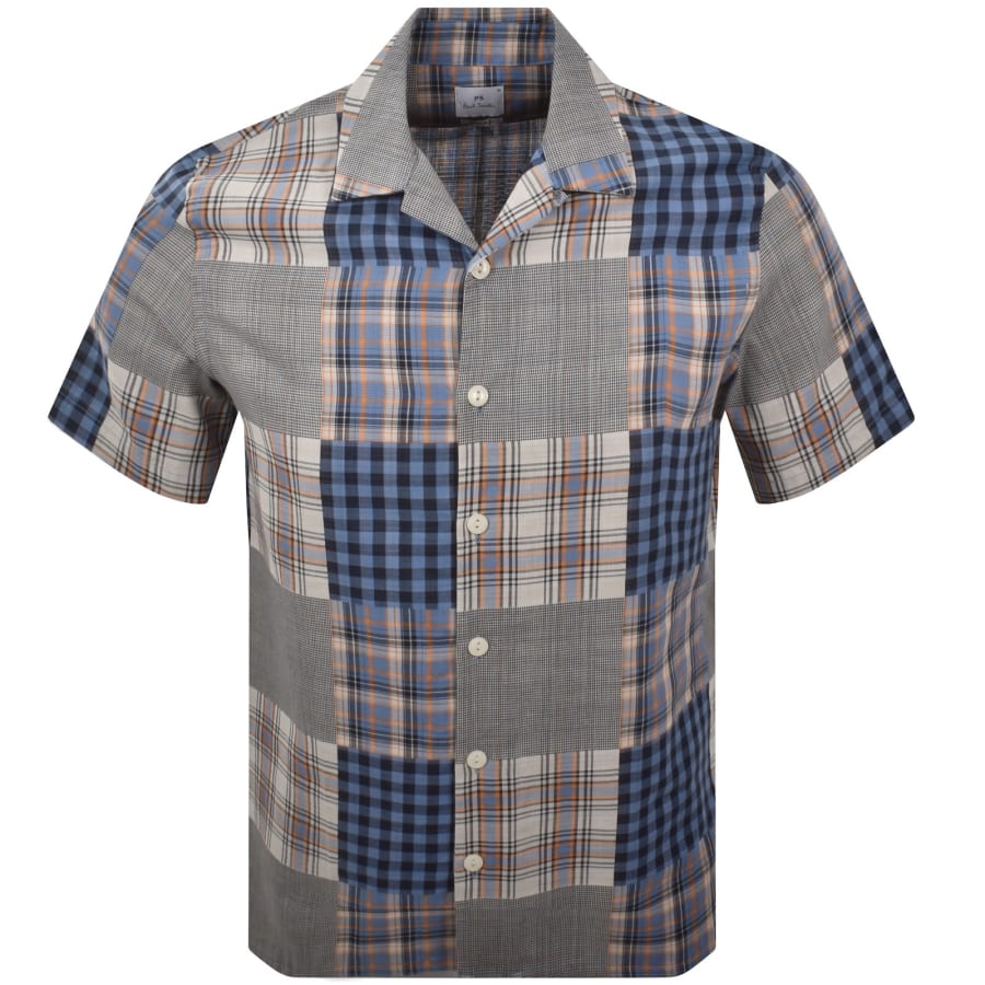 Image number 1 for Paul Smith Short Sleeve Shirt Blue