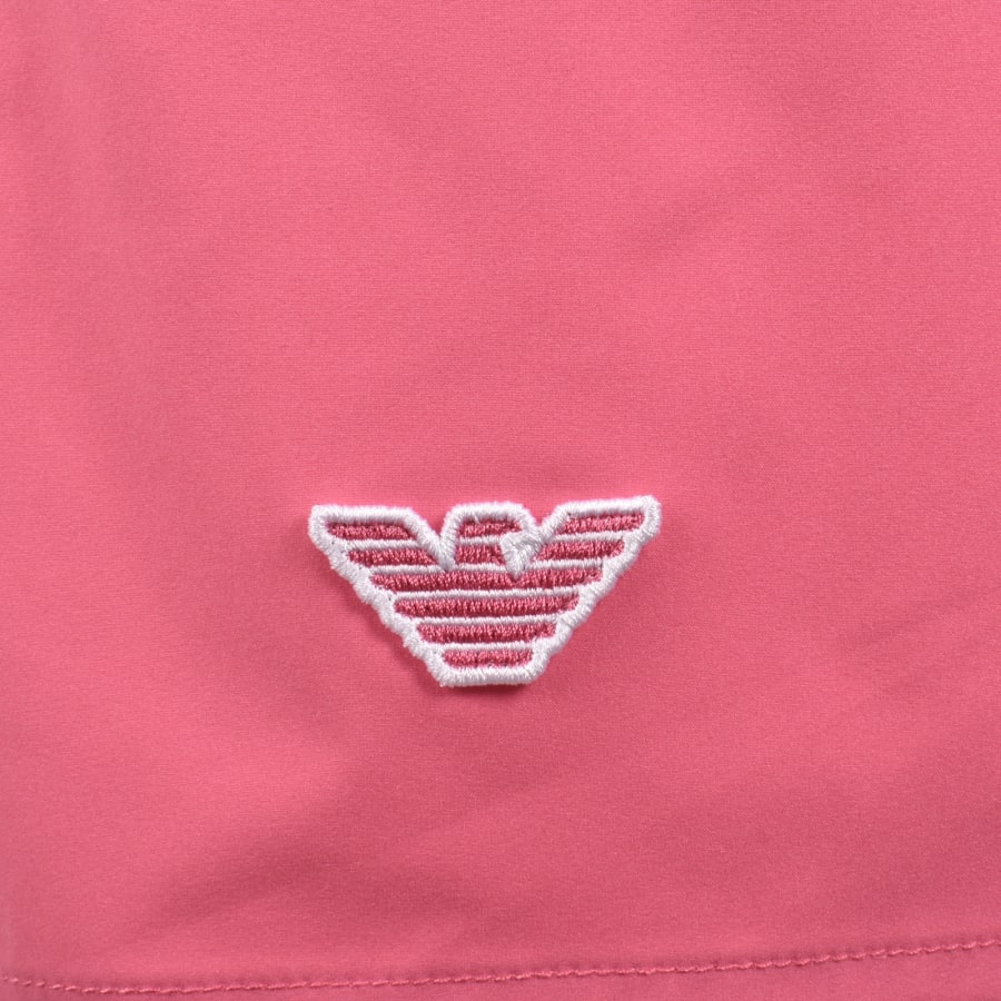 Image number 3 for Emporio Armani Boxer Swim Shorts Pink