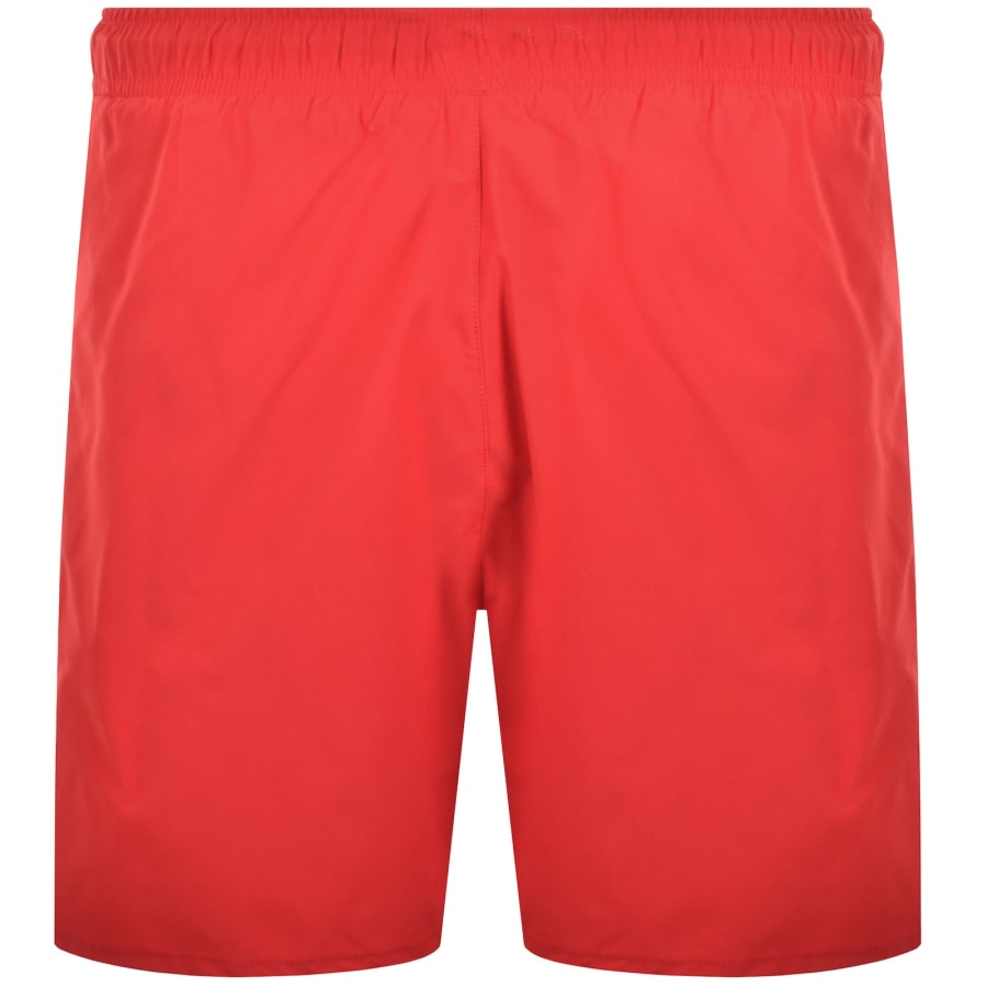 Image number 2 for Emporio Armani Boxer Swim Shorts Red