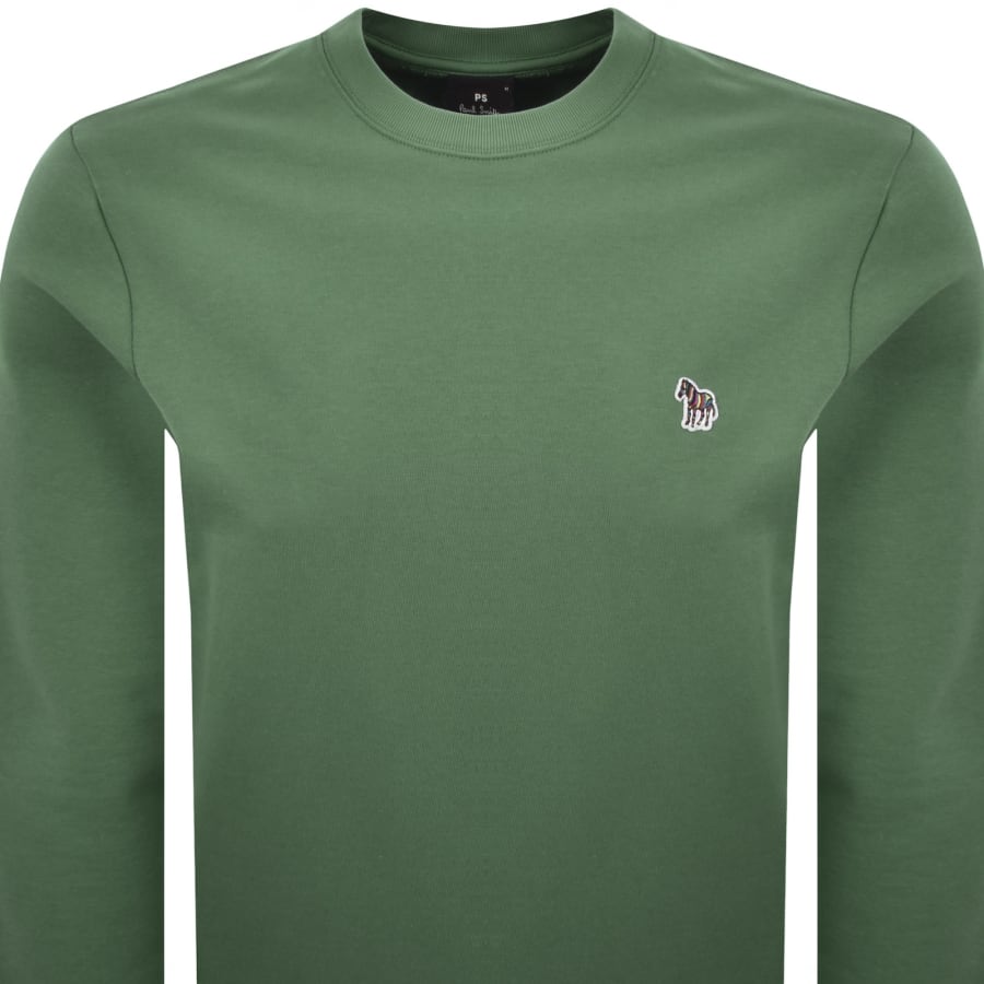 Image number 2 for Paul Smith Zebra Sweatshirt Green