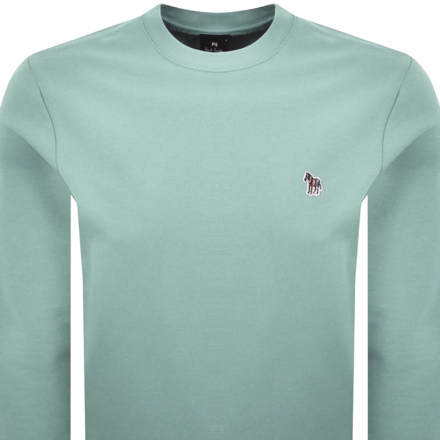 Image number 2 for Paul Smith Zebra Sweatshirt Light Blue