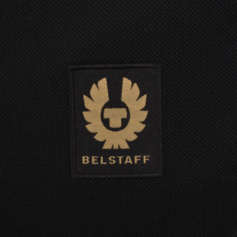 Image number 3 for Belstaff Tipped Polo T Shirt Black