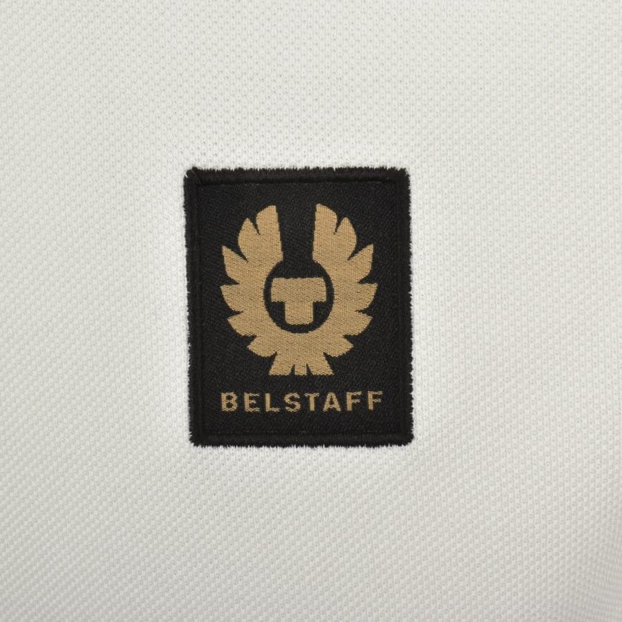 Image number 3 for Belstaff Logo Polo T Shirt White