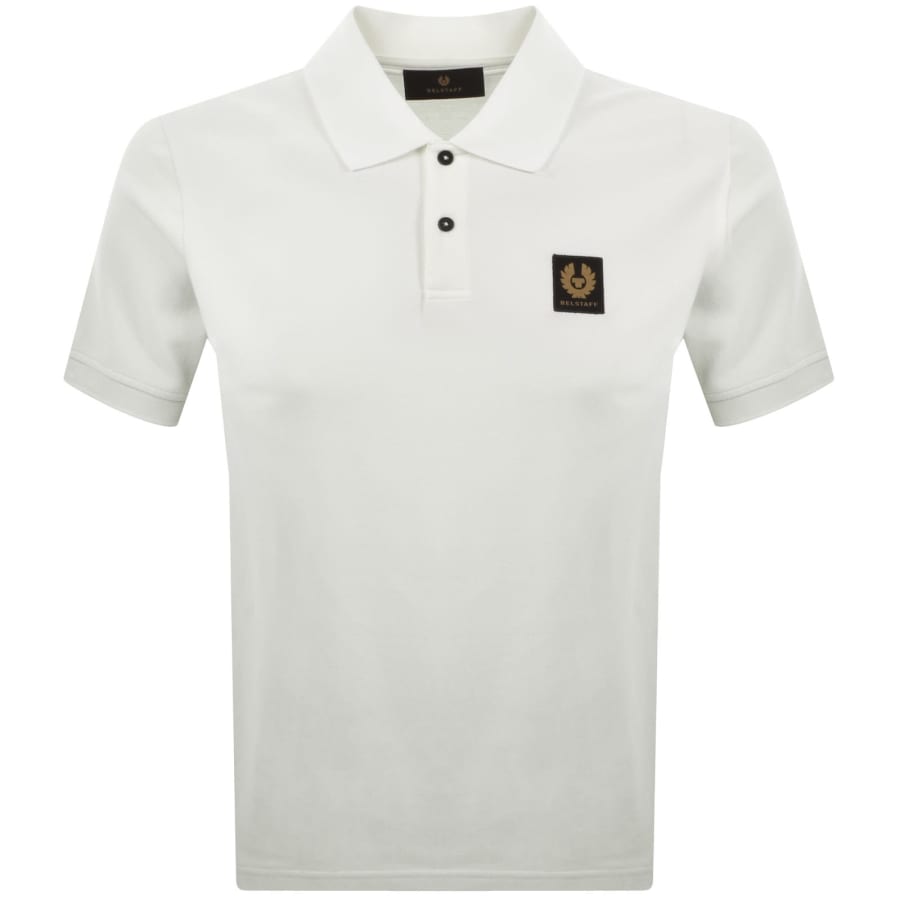 Image number 1 for Belstaff Logo Polo T Shirt White