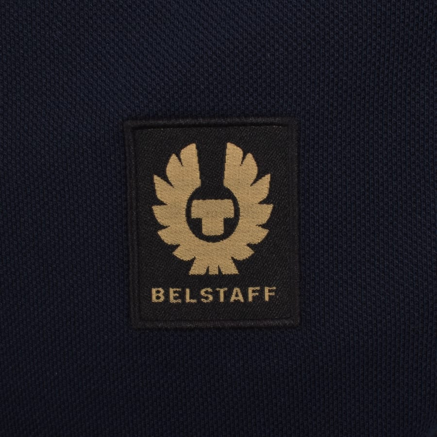 Image number 3 for Belstaff Logo Polo T Shirt Dark Ink Navy