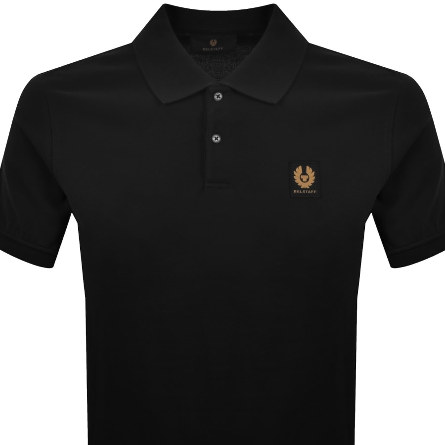 Image number 2 for Belstaff Logo Polo T Shirt Black