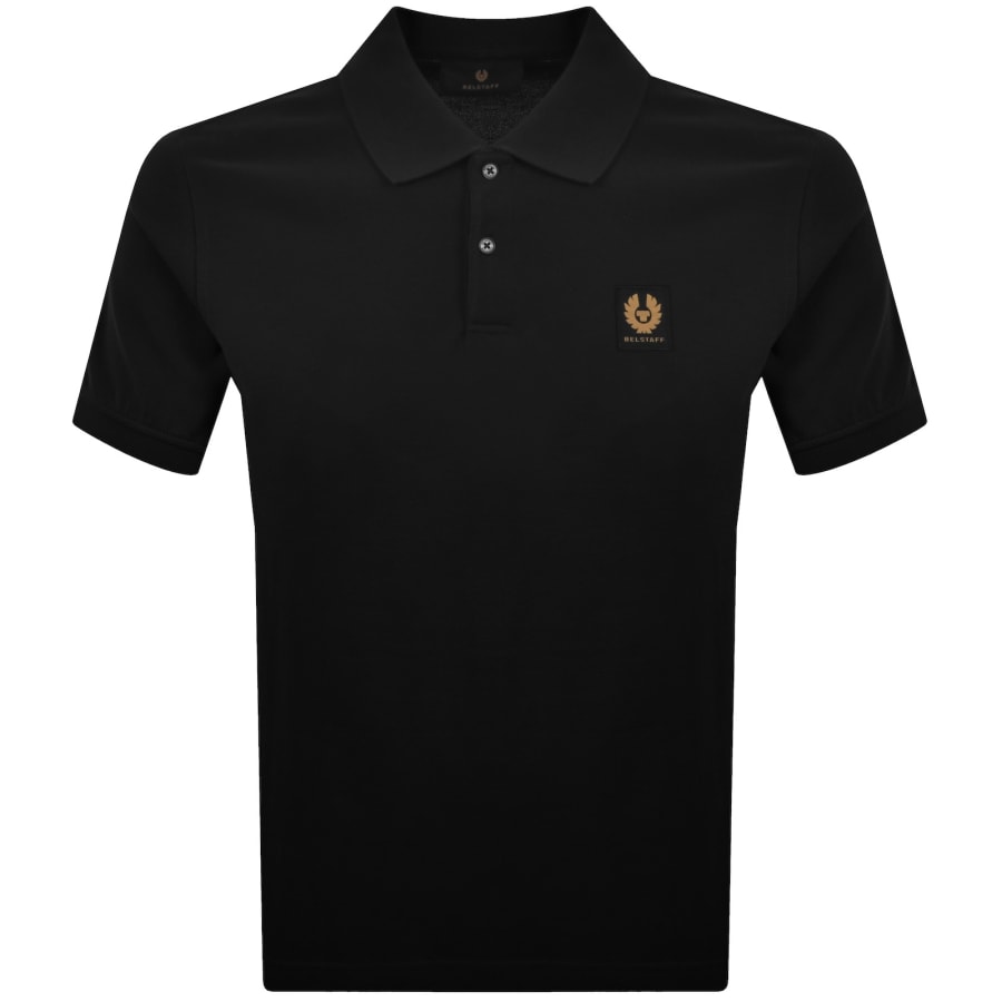 Image number 1 for Belstaff Logo Polo T Shirt Black