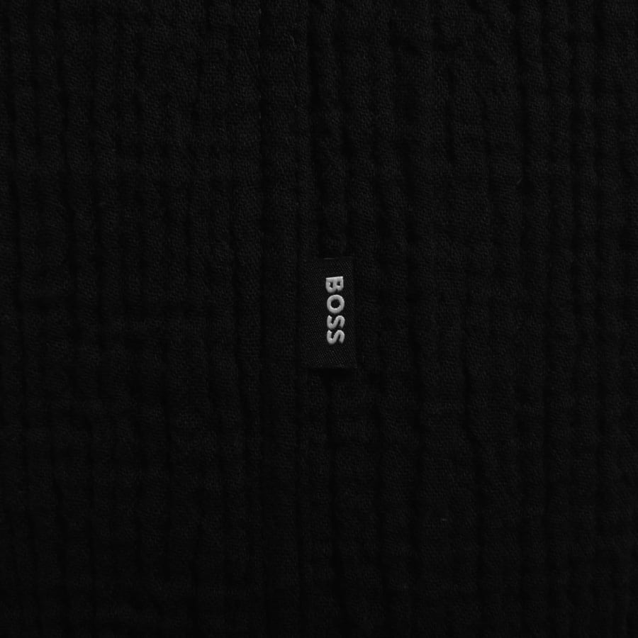 Image number 3 for BOSS Lars Short Sleeve Shirt Black