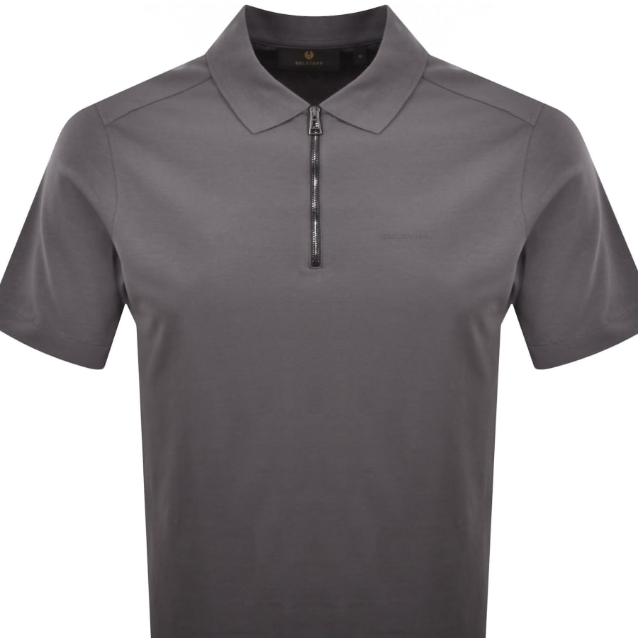 Image number 2 for Belstaff Alloy Polo T Shirt Tornado Grey