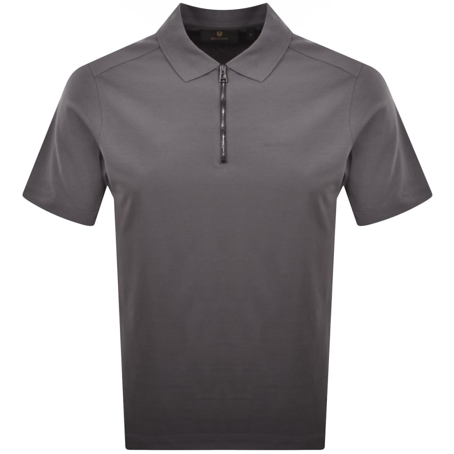 Image number 1 for Belstaff Alloy Polo T Shirt Tornado Grey