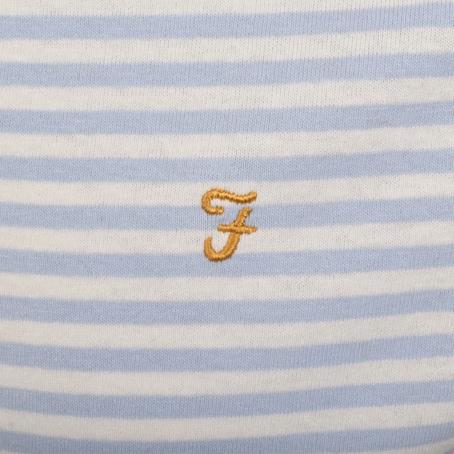 Image number 3 for Farah Castle Short Sleeve T Shirt Blue
