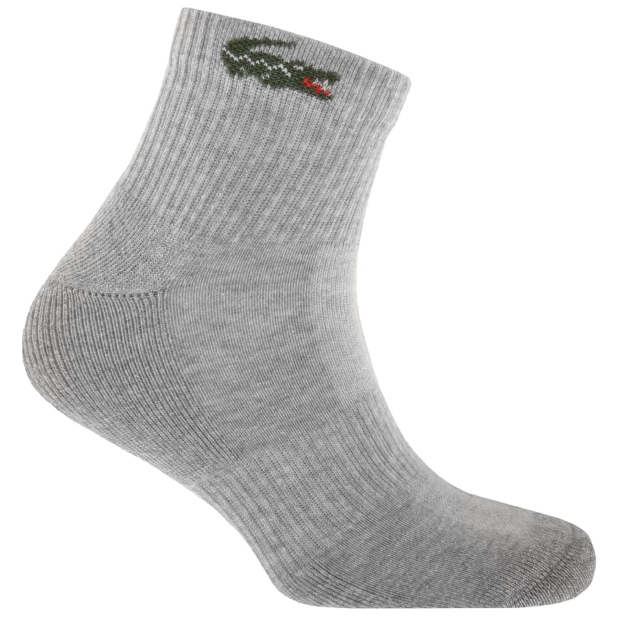 Image number 2 for Lacoste 6 Pack Ankle Socks