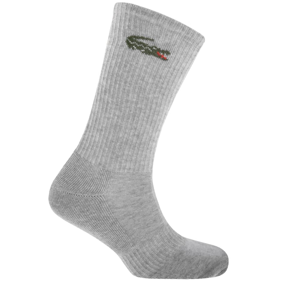 Image number 4 for Lacoste 6 Pack Sport Crew Socks