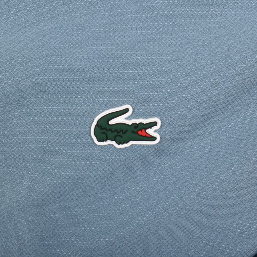 Image number 3 for Lacoste Hooded Track Jacket Blue